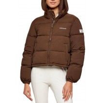 GUESS JEANS REG LENGHT PUFFER JKT ΜΠΟΥΦΑΝ ΓΥΝΑΙΚΕΙΟ BROWN