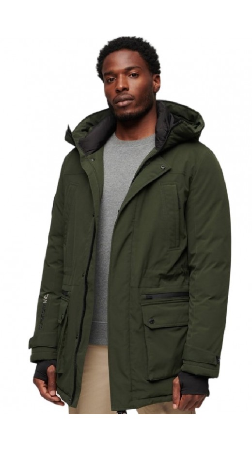 SUPERDRY D4 SDCD CITY PADDED PARKA JACKET ΜΠΟΥΦΑΝ ΑΝΔΡΙΚΟ OLIVE