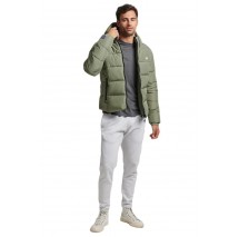 ΜΠΟΥΦΑΝ HOODED SPORTS PUFFER ΑΝΔΡΙΚΟ SUPERDRY KHAKI