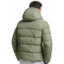 ΜΠΟΥΦΑΝ HOODED SPORTS PUFFER ΑΝΔΡΙΚΟ SUPERDRY KHAKI