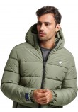 ΜΠΟΥΦΑΝ HOODED SPORTS PUFFER ΑΝΔΡΙΚΟ SUPERDRY KHAKI