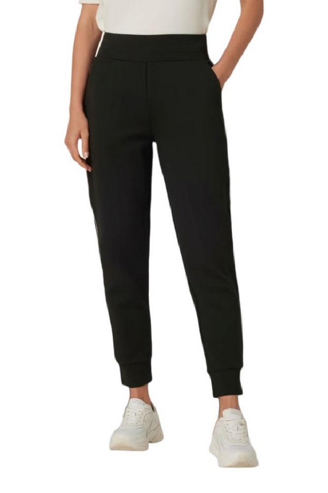 GUESS CHAIN SWEAT PANTS ΠΑΝΤΕΛΟΝΙ ΦΟΡΜΑΣ ΓΥΝΑΙΚΕΙΟ BLACK