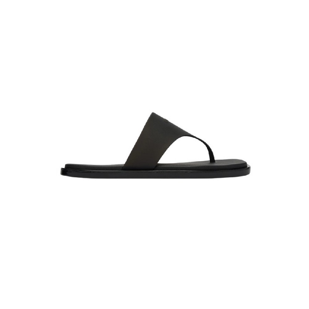CALVIN KLEIN JELLY SANDAL THONG MAT TRAN TPU ΠΑΝΤΟΦΛΑ ΓΥΝΑΙΚΕΙΑ BLACK