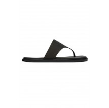 CALVIN KLEIN JELLY SANDAL THONG MAT TRAN TPU ΠΑΝΤΟΦΛΑ ΓΥΝΑΙΚΕΙΑ BLACK