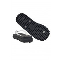 TOMMY JEANS  CLEATED JELLY SUMMER SANDAL ΠΑΝΤΟΦΛΑ ΓΥΝΑΙΚΕΙΑ ECRU