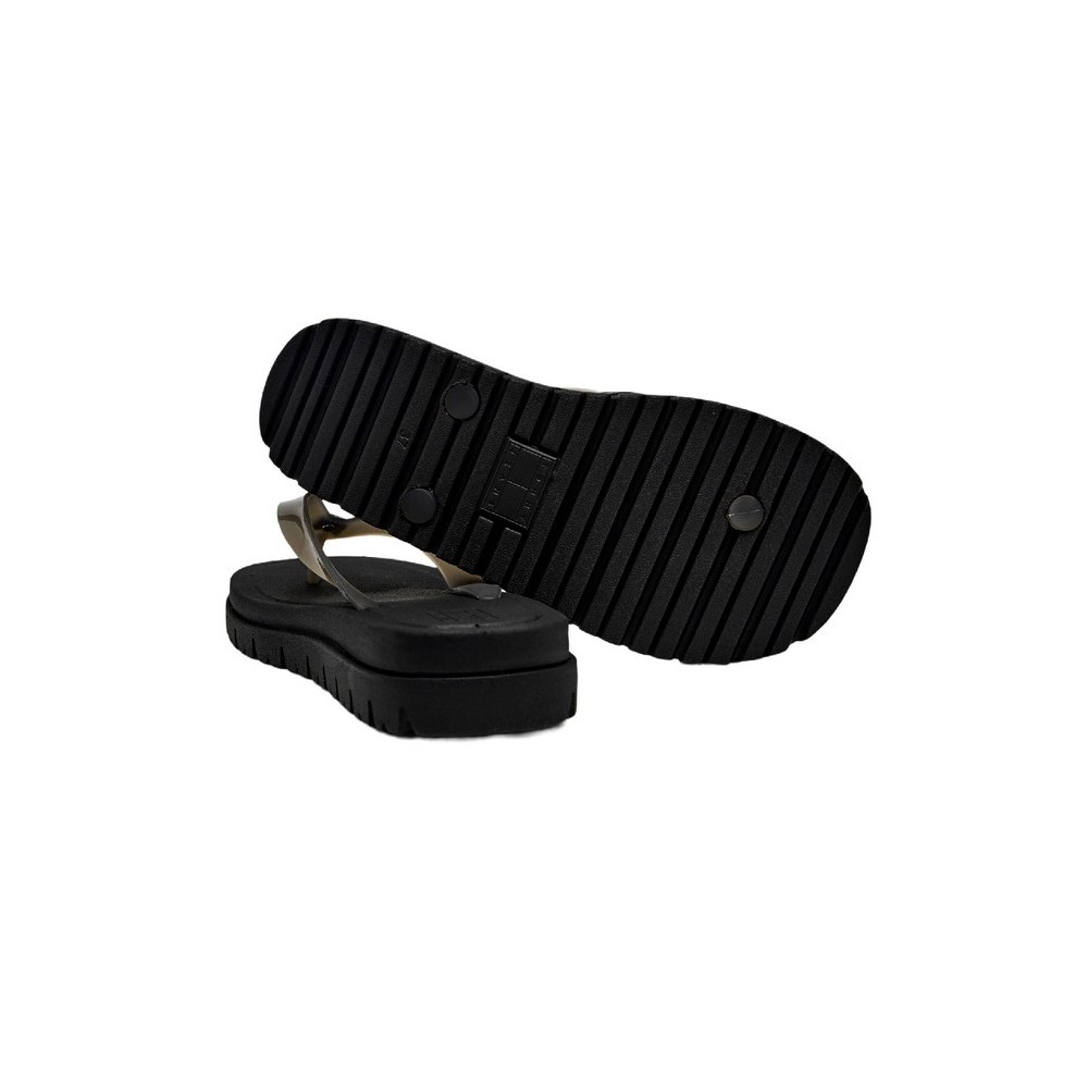 TOMMY JEANS  CLEATED JELLY SUMMER SANDAL ΠΑΝΤΟΦΛΑ ΓΥΝΑΙΚΕΙΑ BLACK