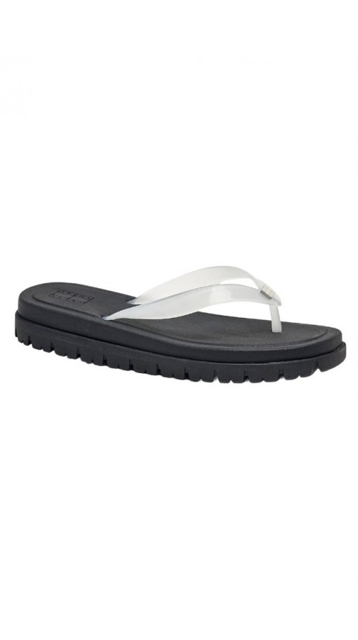 TOMMY JEANS  CLEATED JELLY SUMMER SANDAL ΠΑΝΤΟΦΛΑ ΓΥΝΑΙΚΕΙΑ ECRU