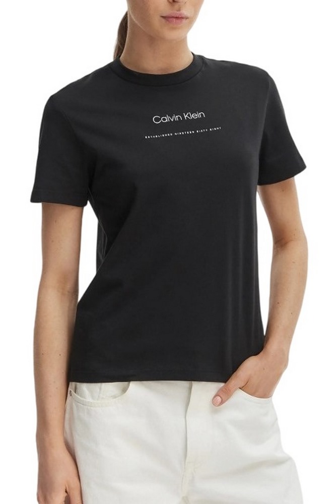 CALVIN KLEIN JEANS MULTI LOGO CLASSIC T-SHIRT ΜΠΛΟΥΖΑ ΓΥΝΑΙΚΕΙΑ BLACK