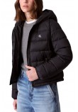 CALVIN KLEIN JEANS LIGHTWEIGHT LOGO PUFFER ΜΠΟΥΦΑΝ ΓΥΝΑΙΚΕΙΟ BLACK
