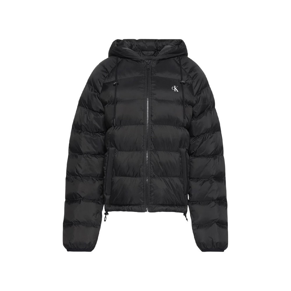 CALVIN KLEIN JEANS LIGHTWEIGHT LOGO PUFFER ΜΠΟΥΦΑΝ ΓΥΝΑΙΚΕΙΟ BLACK