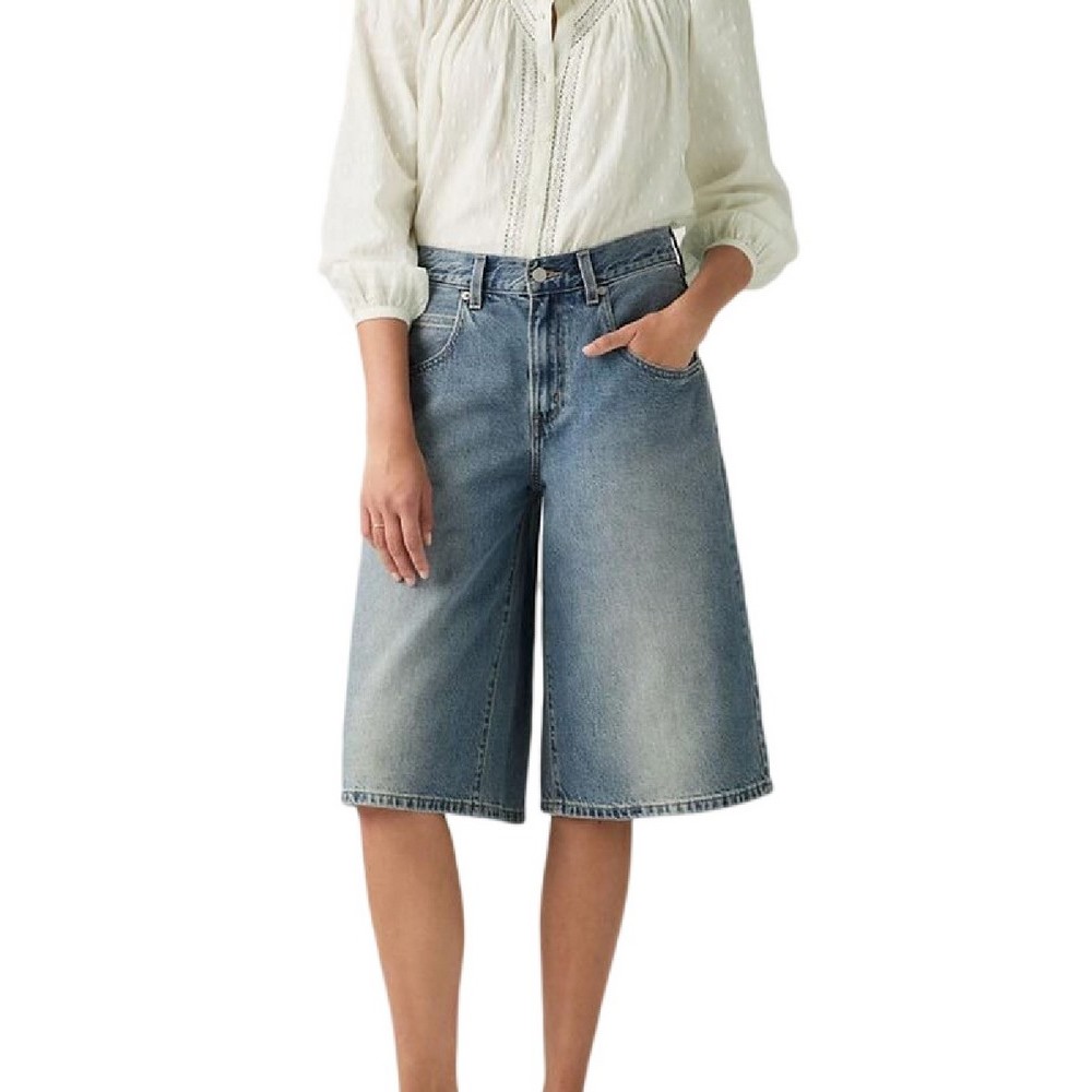 LEVIS SUPER BAGGY JORT WORN IN ΤΖΙΝ ΒΕΡΜΟΥΔΑ ΓΥΝΑΙΚΕΙΑ MED INDIGO