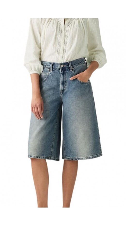 LEVIS SUPER BAGGY JORT WORN IN ΤΖΙΝ ΒΕΡΜΟΥΔΑ ΓΥΝΑΙΚΕΙΑ MED INDIGO