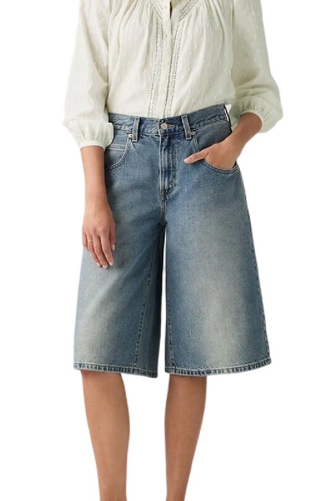 LEVIS SUPER BAGGY JORT WORN IN ΤΖΙΝ ΒΕΡΜΟΥΔΑ ΓΥΝΑΙΚΕΙΑ MED INDIGO