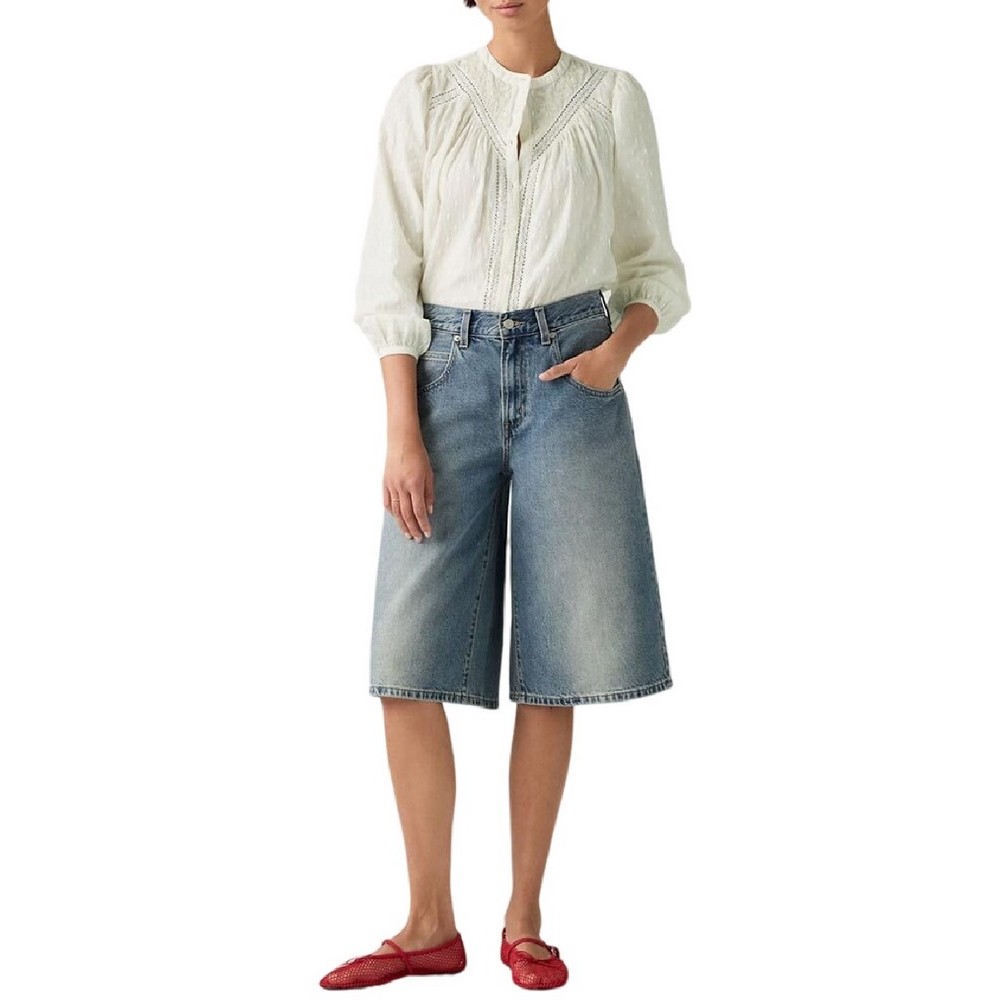 LEVIS SUPER BAGGY JORT WORN IN ΤΖΙΝ ΒΕΡΜΟΥΔΑ ΓΥΝΑΙΚΕΙΑ MED INDIGO