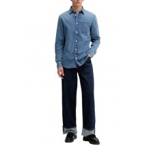 TOMMY JEANS BAGGY TURN UP ΠΑΝΤΕΛΟΝΙ ΑΝΔΡΙΚΟ DENIM DARK