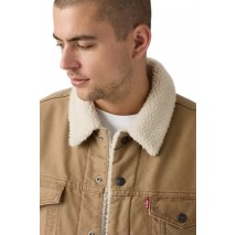 LEVIS TYPE 3 SHERPA TRUCKER JACKET ΜΠΟΥΦΑΝ ΑΝΔΡΙΚΟ BROWN