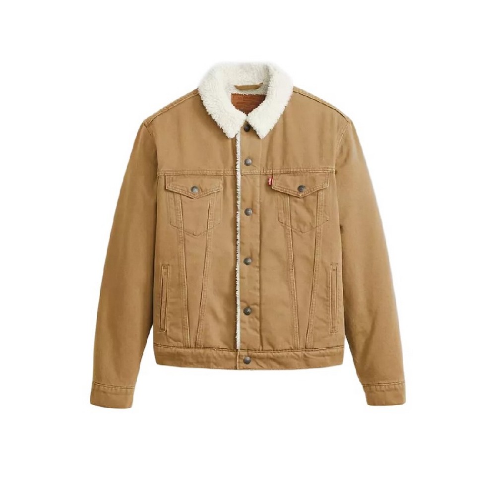 LEVIS TYPE 3 SHERPA TRUCKER JACKET ΜΠΟΥΦΑΝ ΑΝΔΡΙΚΟ BROWN
