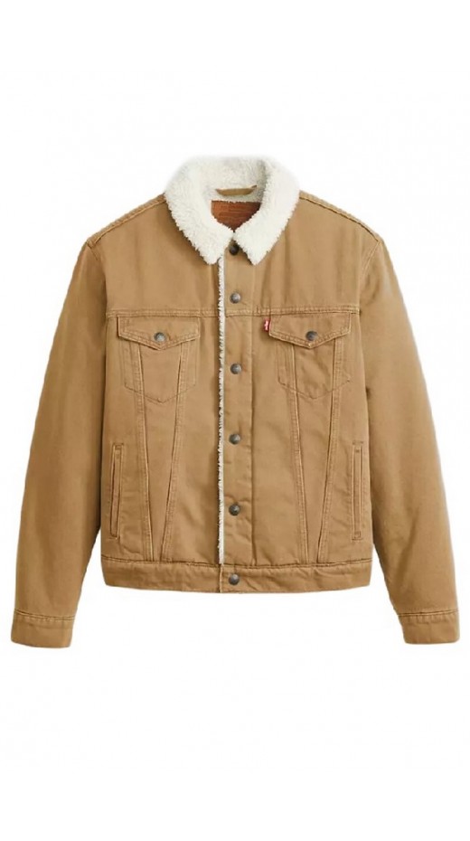 LEVIS TYPE 3 SHERPA TRUCKER JACKET ΜΠΟΥΦΑΝ ΑΝΔΡΙΚΟ BROWN
