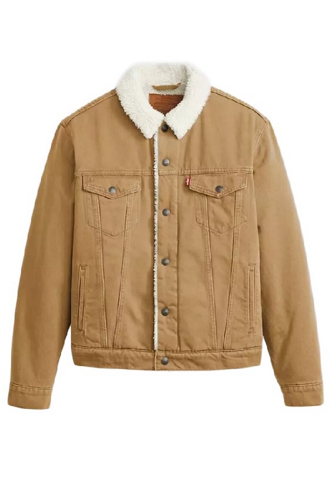 LEVIS TYPE 3 SHERPA TRUCKER JACKET ΜΠΟΥΦΑΝ ΑΝΔΡΙΚΟ BROWN