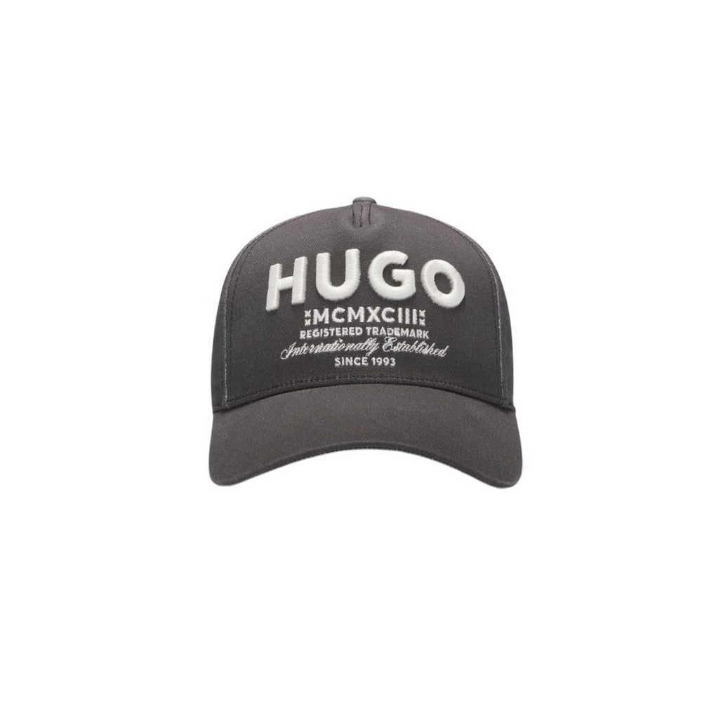 HUGO BOSS MERK DEGRADE WOVEN CAP ΚΑΠΕΛΟ ΑΝΔΡΙΚΟ DARK GREY