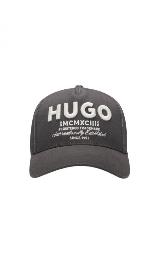 HUGO BOSS MERK DEGRADE WOVEN CAP ΚΑΠΕΛΟ ΑΝΔΡΙΚΟ DARK GREY