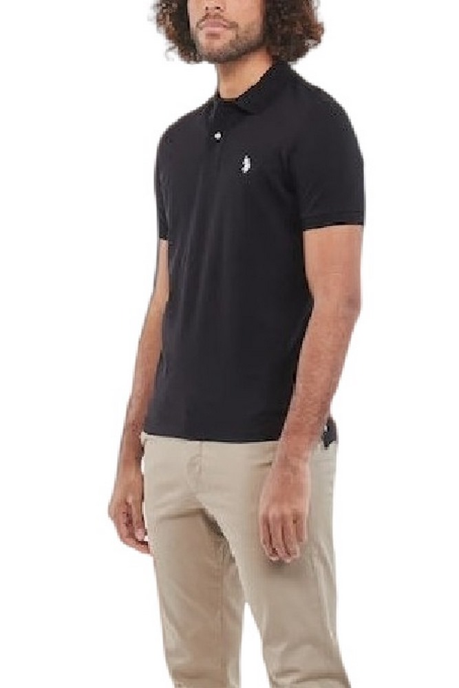 U. S POLO KING ΜΠΛΟΥΖΑ POLO ΑΝΔΡΙΚΗ BLACK