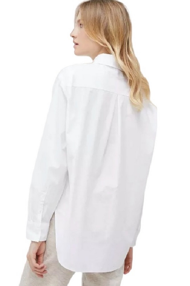 CALVIN KLEIN JEANS MONOLOGO RELAXED SHIRT ΠΟΥΚΑΜΙΣΟ ΓΥΝΑΙΚΕΙΟ WHITE