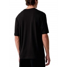 HUGO BOSS NAXTER JERSEY T-SHIRT ΜΠΛΟΥΖΑ ΑΝΔΡΙΚΗ BLACK/BLACK