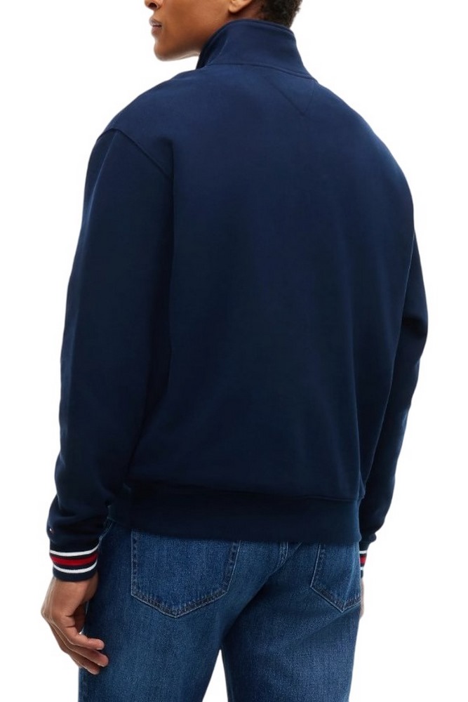 TOMMY JEANS RLX CREST QZ ΜΠΛΟΥΖΑ ΦΟΥΤΕΡ ΑΝΔΡΙΚΗ NAVY