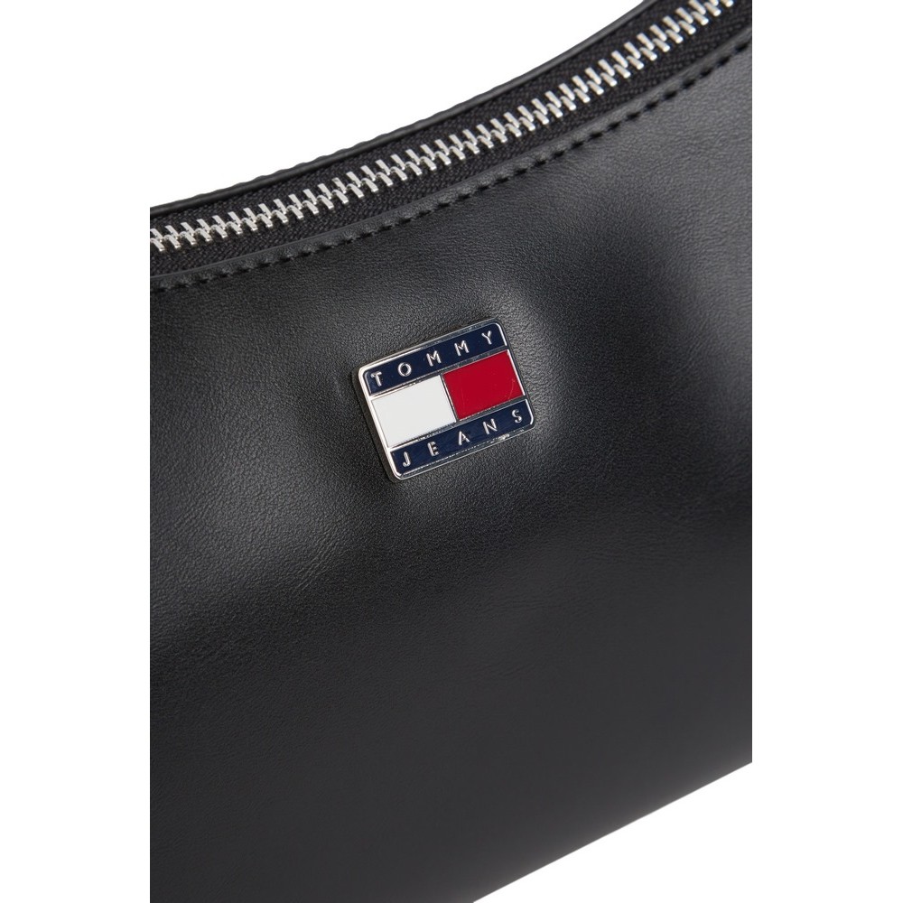 TOMMY JEANS CITY CHARM SHOULDER BAG ΤΣΑΝΤΑ ΓΥΝΑΙΚΕΙΑ BLACK