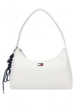 TOMMY JEANS CITY CHARM SHOULDER BAG ΤΣΑΝΤΑ ΓΥΝΑΙΚΕΙΑ ECRU