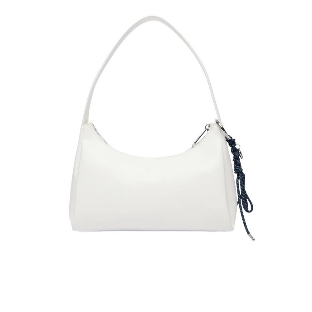 TOMMY JEANS CITY CHARM SHOULDER BAG ΤΣΑΝΤΑ ΓΥΝΑΙΚΕΙΑ ECRU