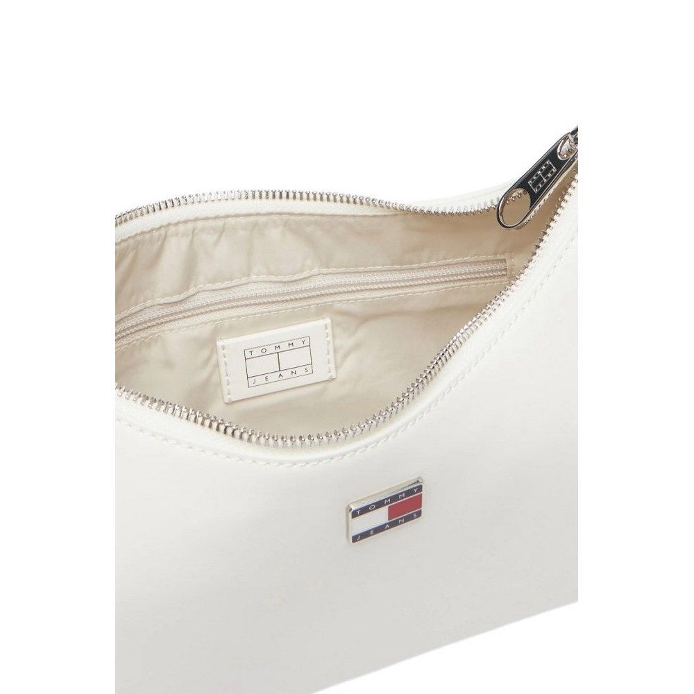 TOMMY JEANS CITY CHARM SHOULDER BAG ΤΣΑΝΤΑ ΓΥΝΑΙΚΕΙΑ ECRU