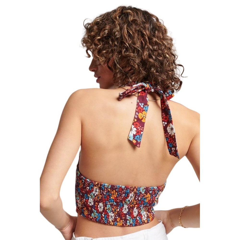 SUPERDRY VINTAGE HALTER TOP ΓΥΝΑΙΚΕΙΟ FLORAL