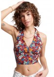 SUPERDRY VINTAGE HALTER TOP ΓΥΝΑΙΚΕΙΟ FLORAL