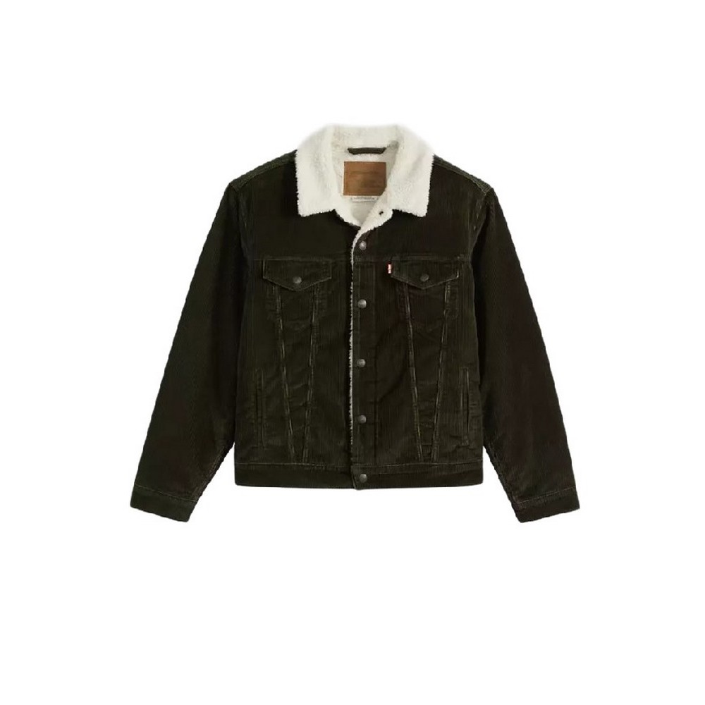 LEVIS TYPE 3 SHERPA TRUCKER JACKET ΜΠΟΥΦΑΝ ΑΝΔΡΙΚΟ DARK GREEN
