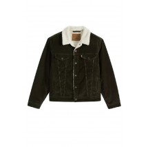 LEVIS TYPE 3 SHERPA TRUCKER JACKET ΜΠΟΥΦΑΝ ΑΝΔΡΙΚΟ DARK GREEN