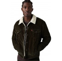 LEVIS TYPE 3 SHERPA TRUCKER JACKET ΜΠΟΥΦΑΝ ΑΝΔΡΙΚΟ DARK GREEN