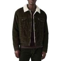 LEVIS TYPE 3 SHERPA TRUCKER JACKET ΜΠΟΥΦΑΝ ΑΝΔΡΙΚΟ DARK GREEN
