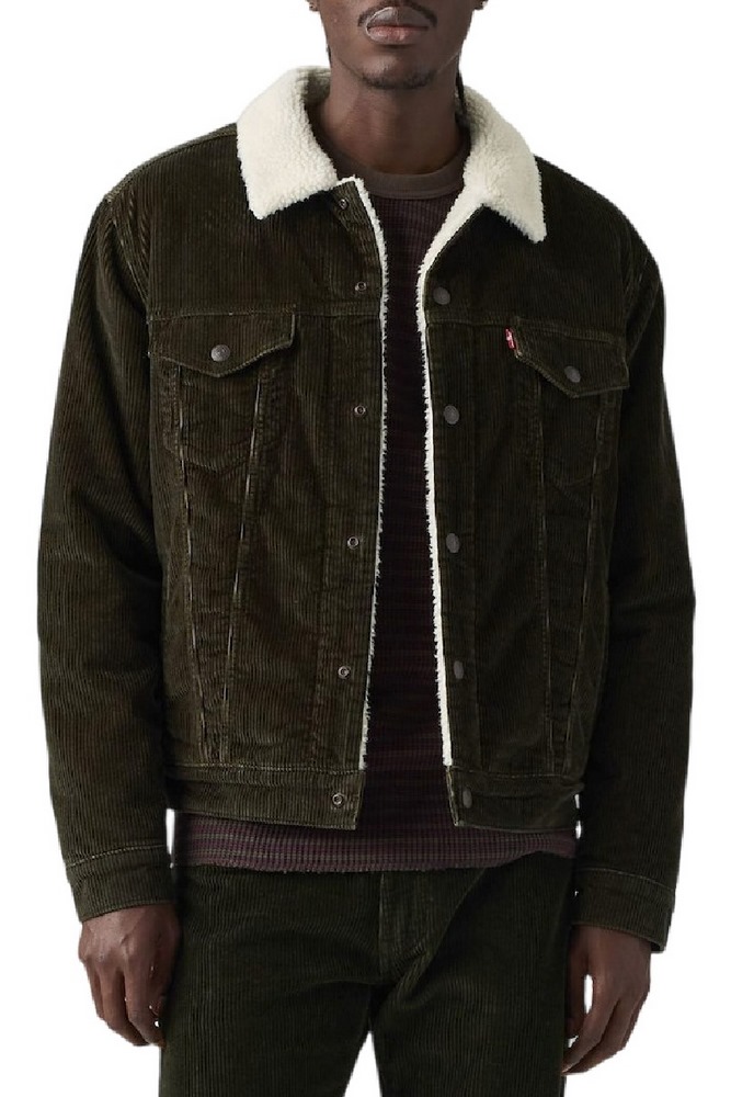 LEVIS TYPE 3 SHERPA TRUCKER JACKET ΜΠΟΥΦΑΝ ΑΝΔΡΙΚΟ DARK GREEN