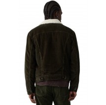 LEVIS TYPE 3 SHERPA TRUCKER JACKET ΜΠΟΥΦΑΝ ΑΝΔΡΙΚΟ DARK GREEN