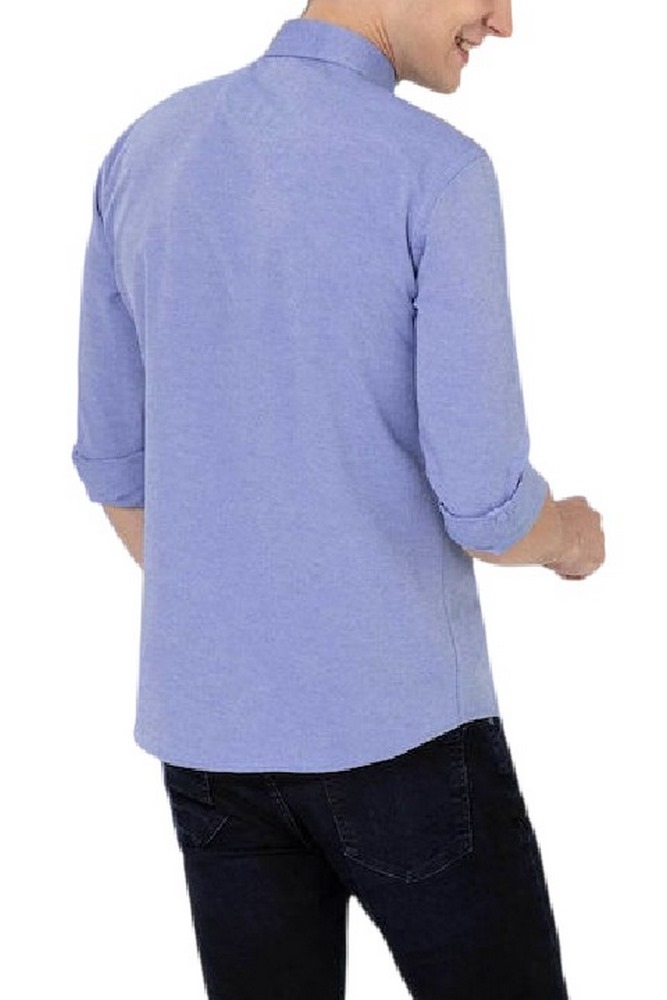 U. S POLO ASSN EVAN  ΠΟΥΚΑΜΙΣΟ ΑΝΔΡΙΚΟ BLUE