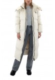 CALVIN KLEIN JEANS REMOVABLE SLEEVES LONG PUFFER ΜΠΟΥΦΑΝ ΓΥΝΑΙΚΕΙΟ ECRU