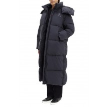 CALVIN KLEIN JEANS REMOVABLE SLEEVES LONG PUFFER ΜΠΟΥΦΑΝ ΓΥΝΑΙΚΕΙΟ BLACK