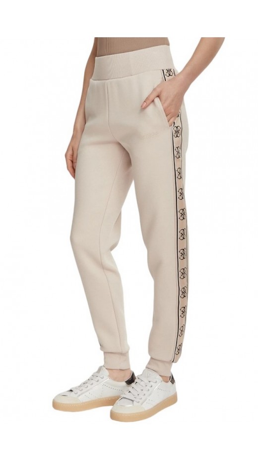 GUESS BRITNEY JOGGER ΦΟΡΜΑ ΠΑΝΤΕΛΟΝΙ ΓΥΝΑΙΚΕΙΟ BEIGE