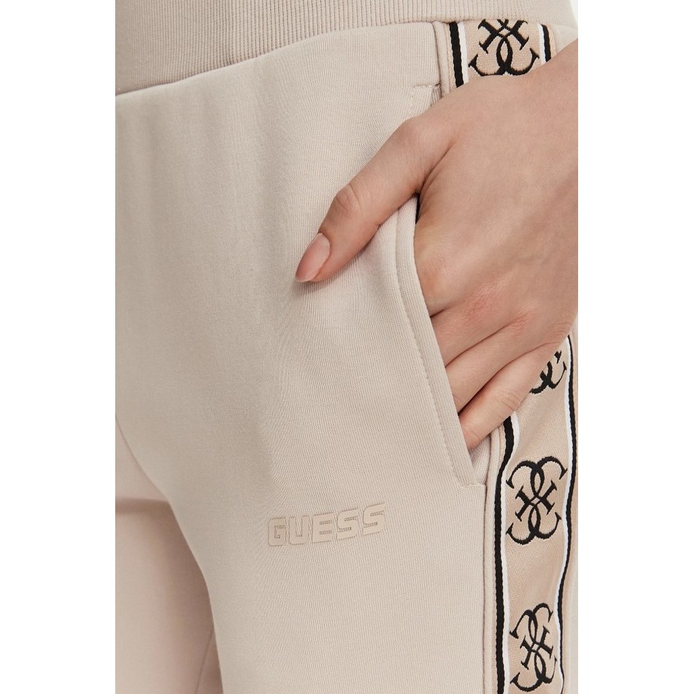 GUESS BRITNEY JOGGER ΦΟΡΜΑ ΠΑΝΤΕΛΟΝΙ ΓΥΝΑΙΚΕΙΟ BEIGE