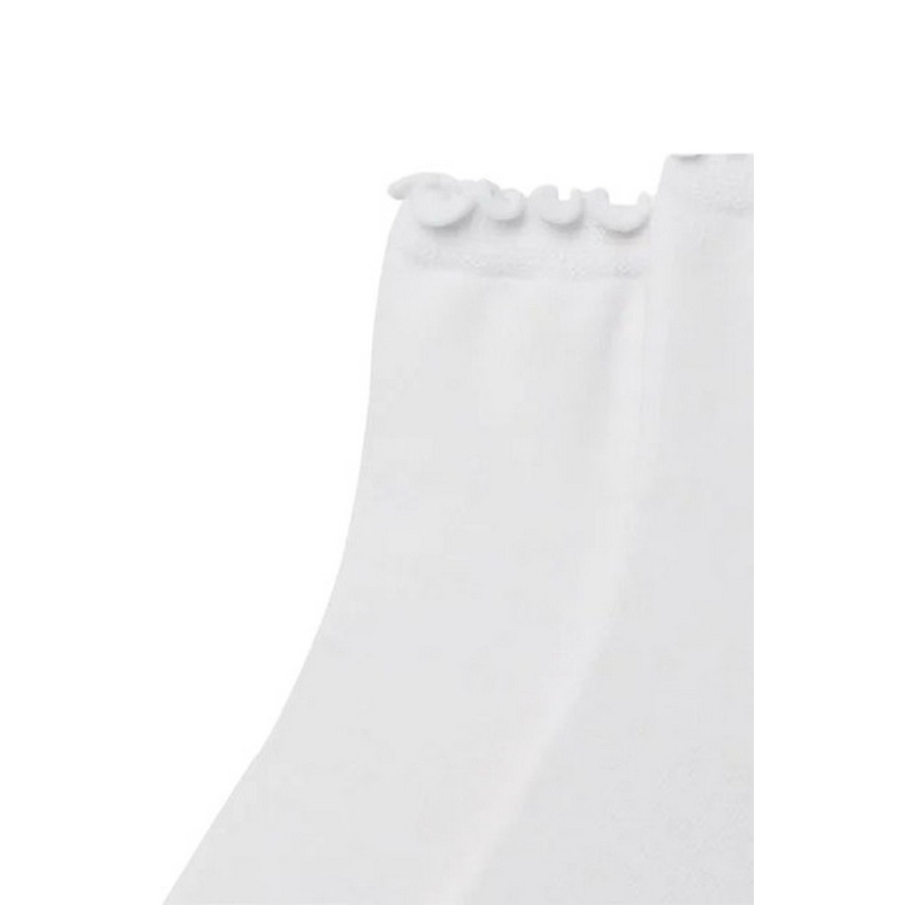 UGG KARSYN LETTUCE EDGE QUARTER II ΜΕΣΑΙΕΣ ΚΑΛΤΣΕΣ ΓΥΝΑΙΚΕΙΕΣ WHITE