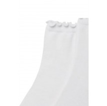 UGG KARSYN LETTUCE EDGE QUARTER II ΜΕΣΑΙΕΣ ΚΑΛΤΣΕΣ ΓΥΝΑΙΚΕΙΕΣ WHITE