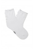 UGG KARSYN LETTUCE EDGE QUARTER II ΜΕΣΑΙΕΣ ΚΑΛΤΣΕΣ ΓΥΝΑΙΚΕΙΕΣ WHITE