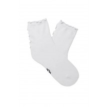 UGG KARSYN LETTUCE EDGE QUARTER II ΜΕΣΑΙΕΣ ΚΑΛΤΣΕΣ ΓΥΝΑΙΚΕΙΕΣ WHITE